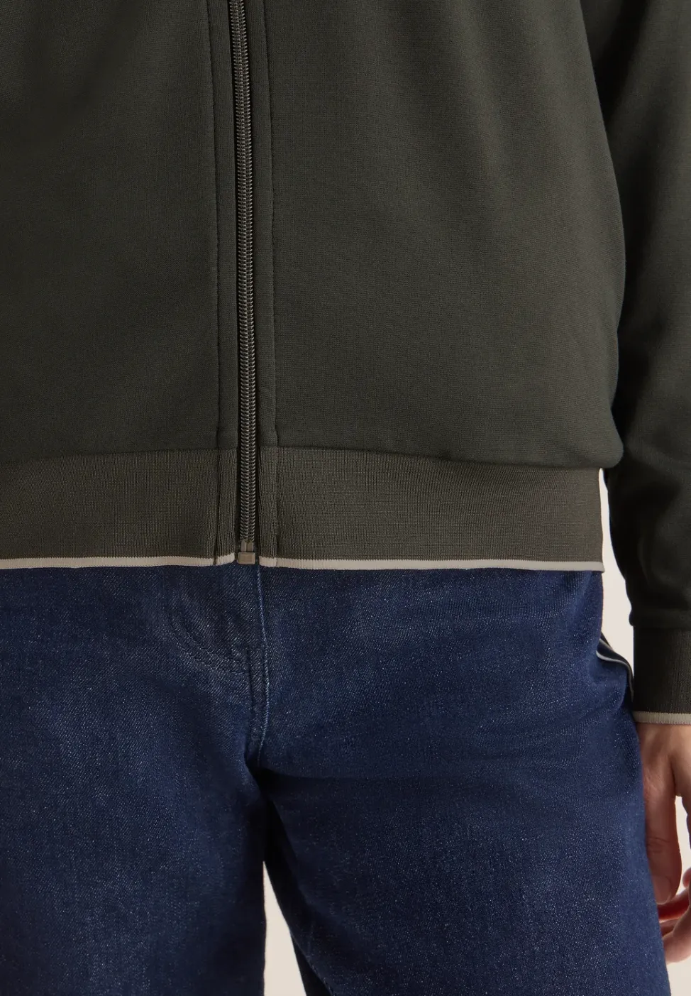 Blouson en couleur unie