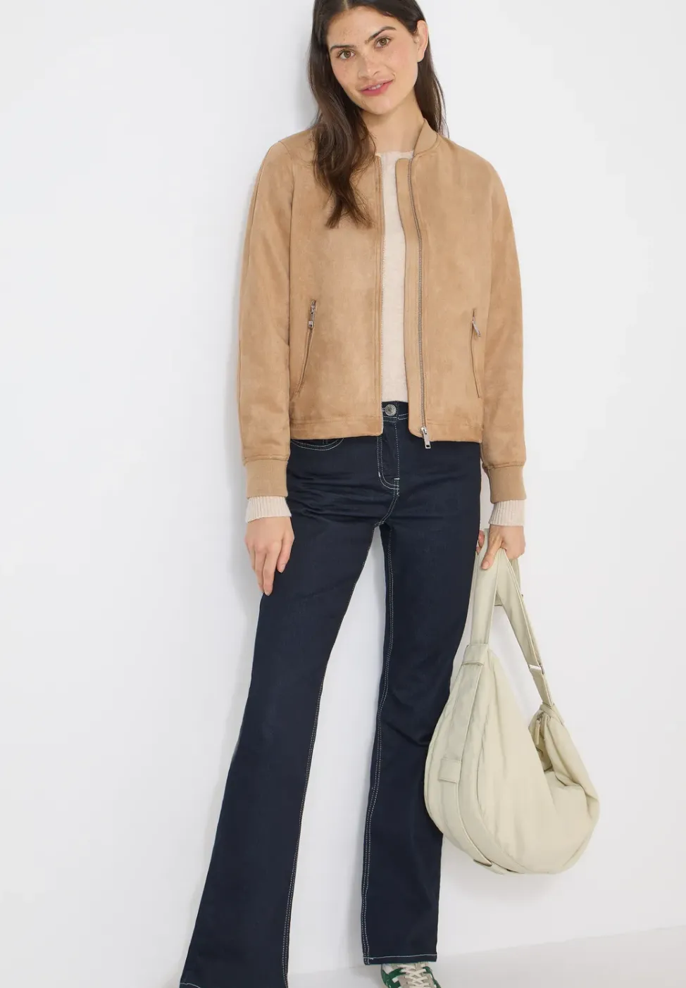 Blouson en couleur unie