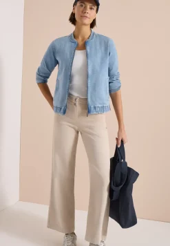 Blouson en jean zippé