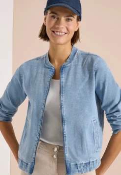 Blouson en jean zippé