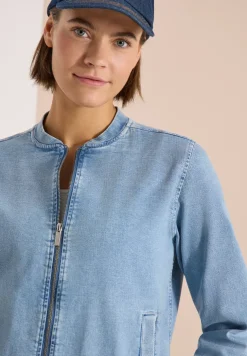 Blouson en jean zippé