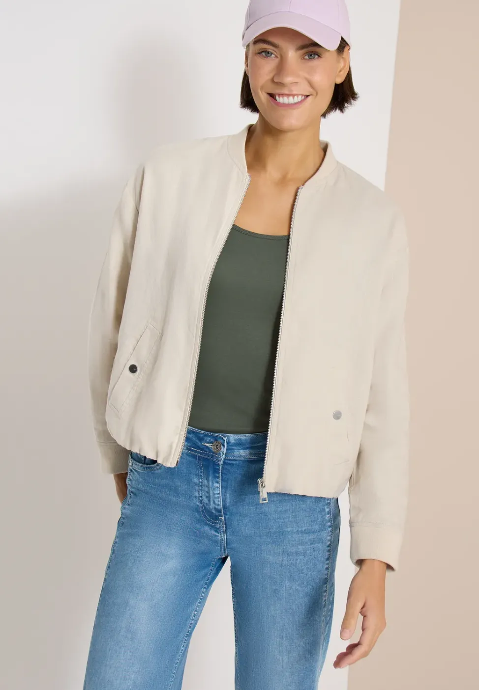 Blouson en lin léger