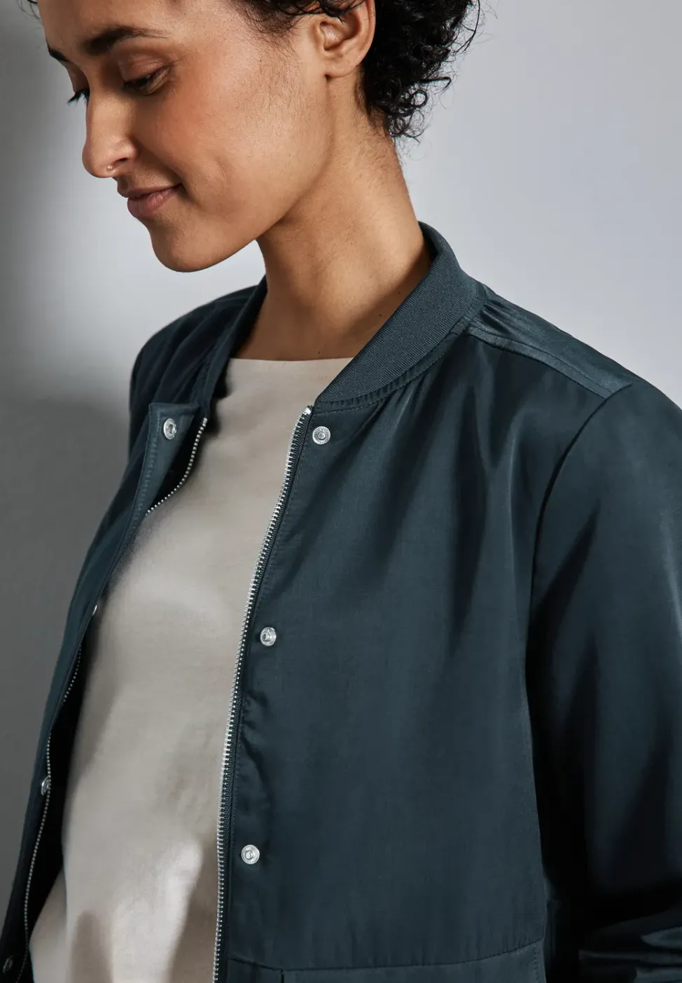 Blouson en satin