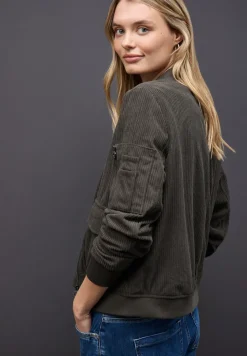 Blouson en velours côtelé doux