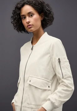 Blouson en velours côtelé doux
