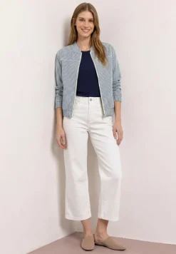 Blouson zippé en jean