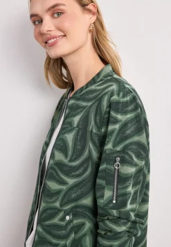 Blouson zippé à imprimé
