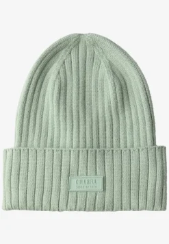 Bonnet en tricot côtelé