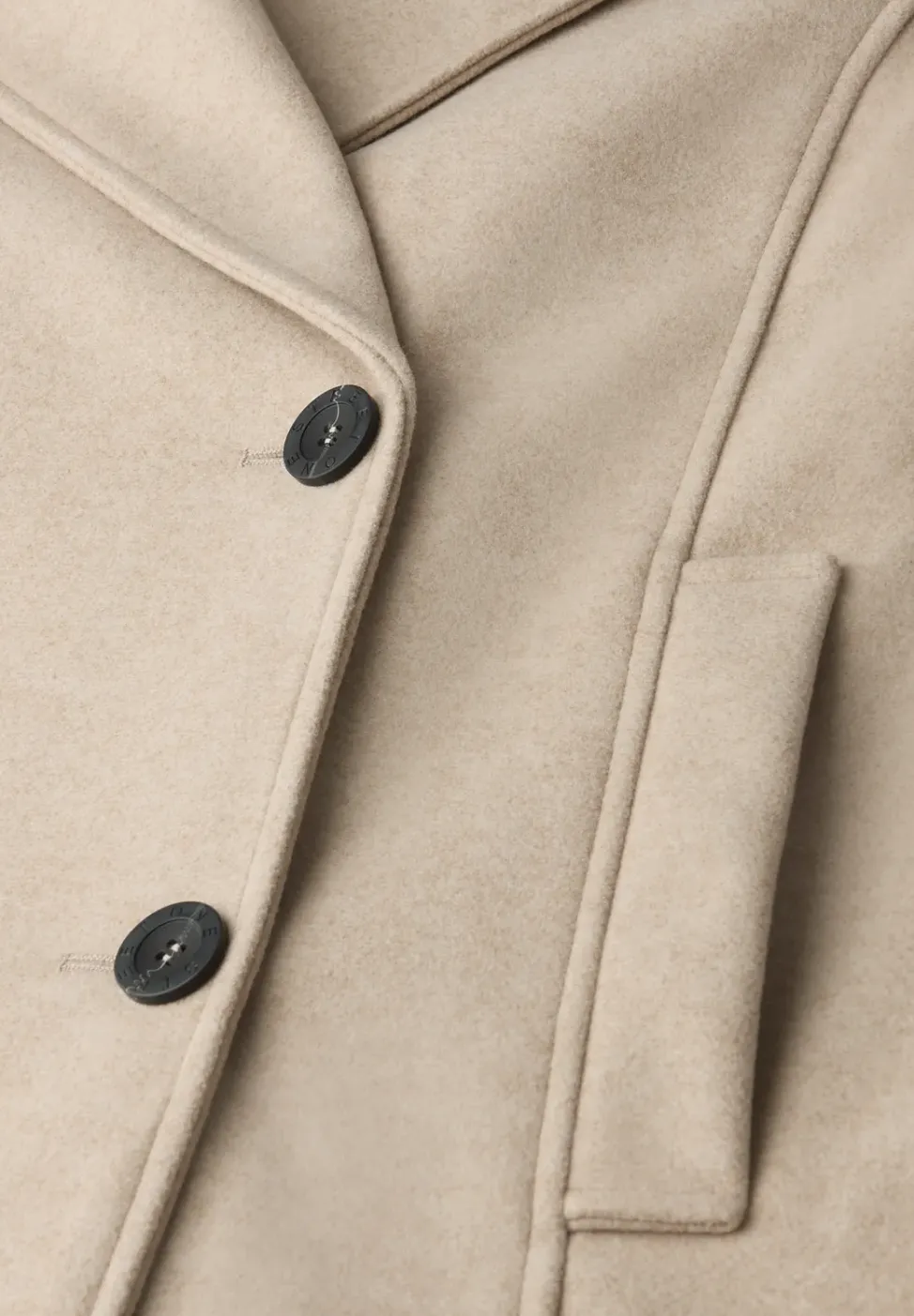 Caban aspect laine avec gilet amovible