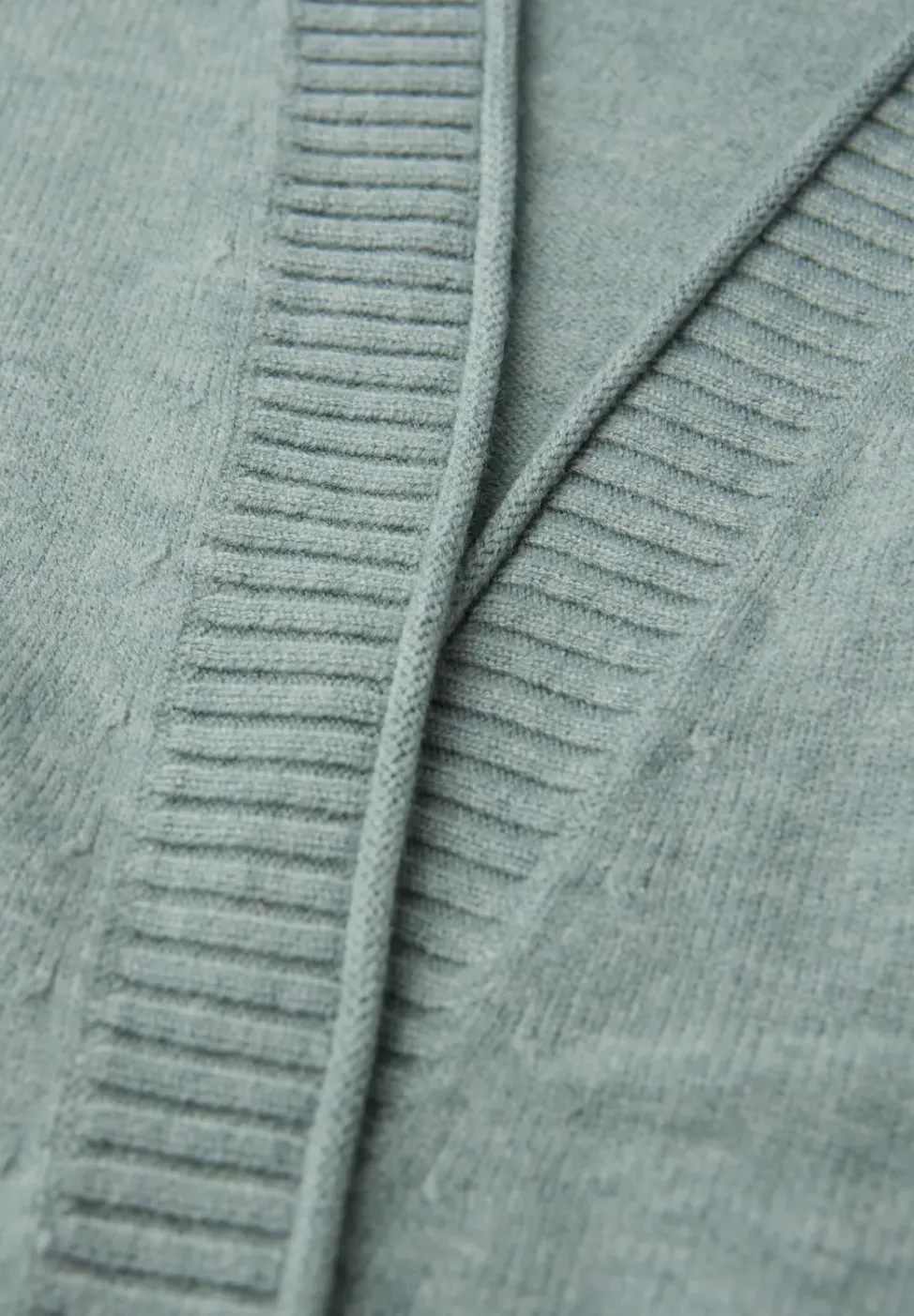 Cardigan avec bord roulé