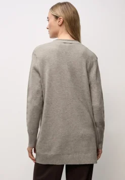 Cardigan avec bord roulé