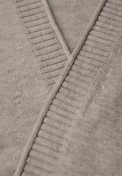 Cardigan avec bord roulé