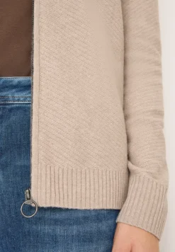 Cardigan avec col montant