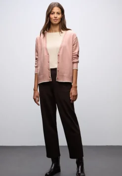 Cardigan avec détails contrastés