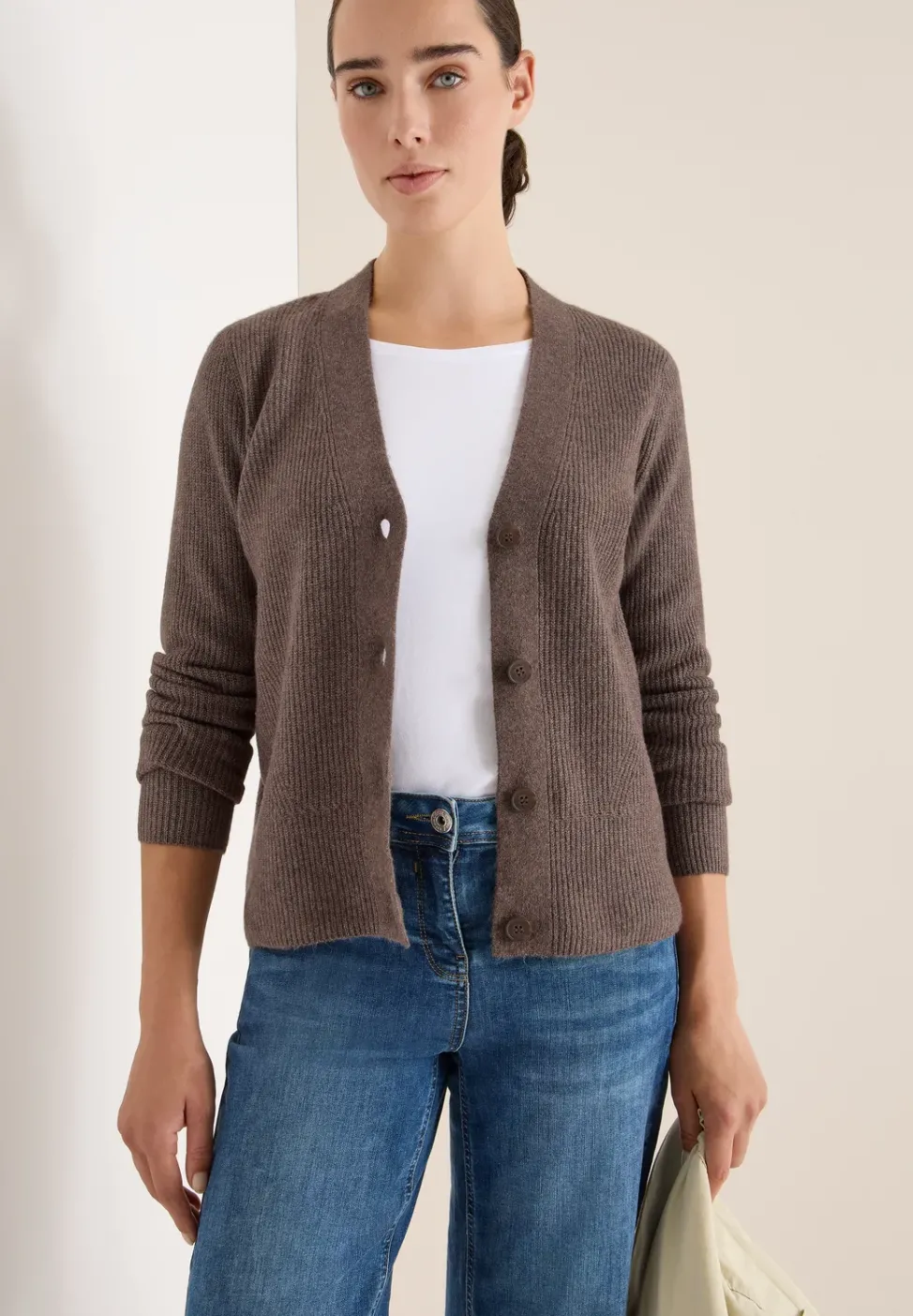 Cardigan avec détail structuré