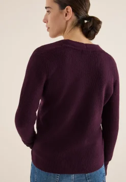 Cardigan avec détail structuré
