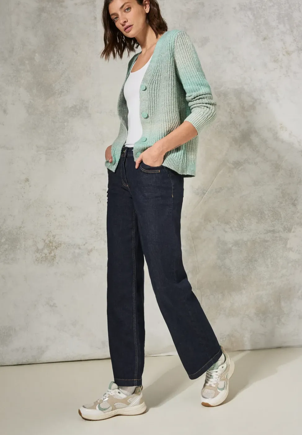 Cardigan avec encolure en V