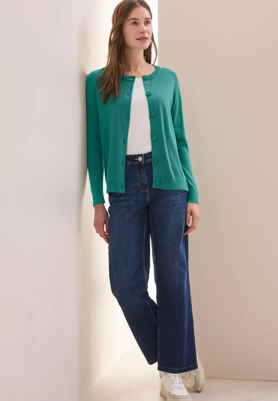 Cardigan avec patte de boutonnage