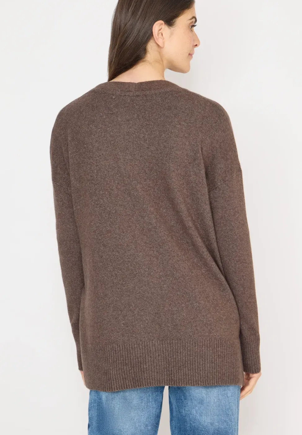 Cardigan avec patte de boutonnage