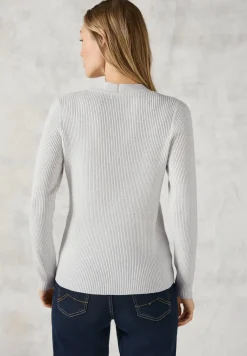 Cardigan avec structure côtelée