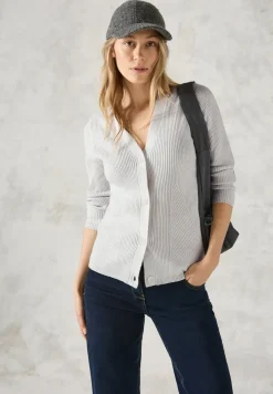 Cardigan avec structure côtelée