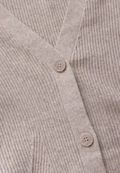 Cardigan avec structure côtelée