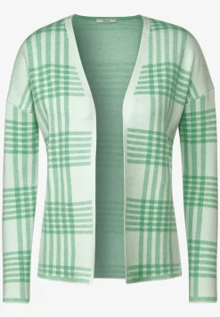 Cardigan à carreaux