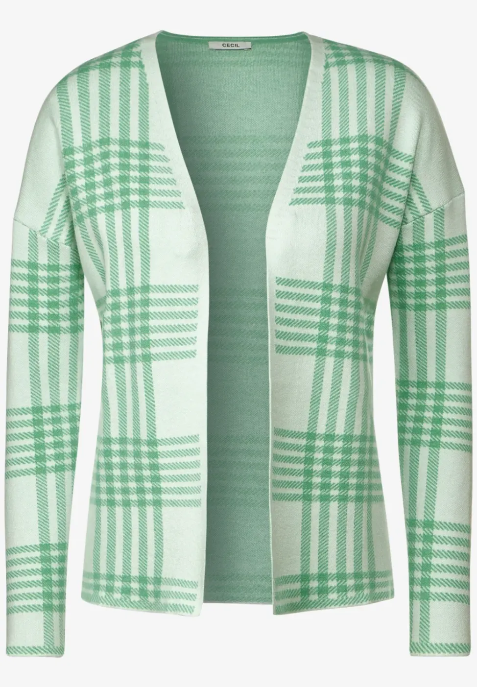 Cardigan à carreaux