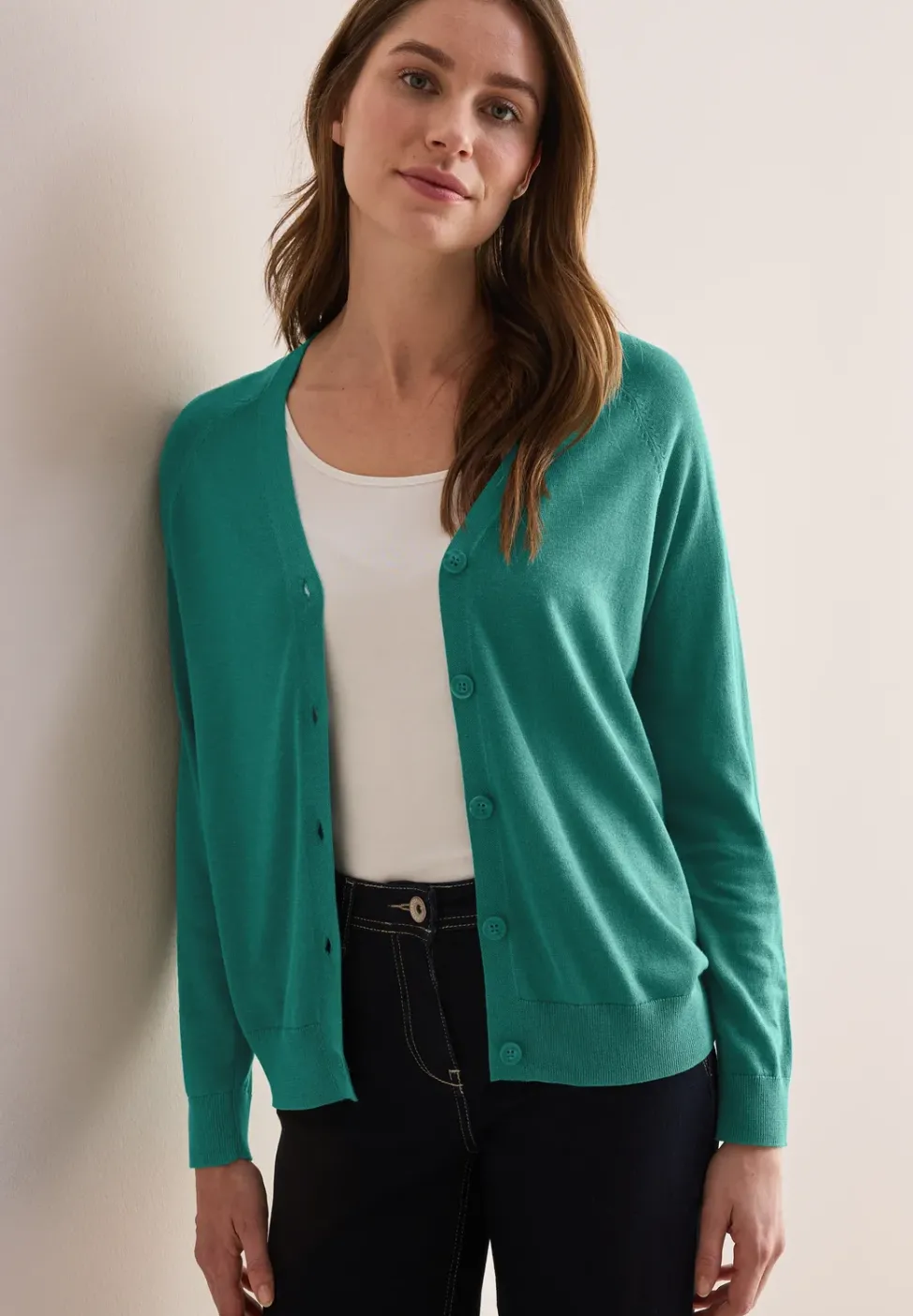 Cardigan col en V