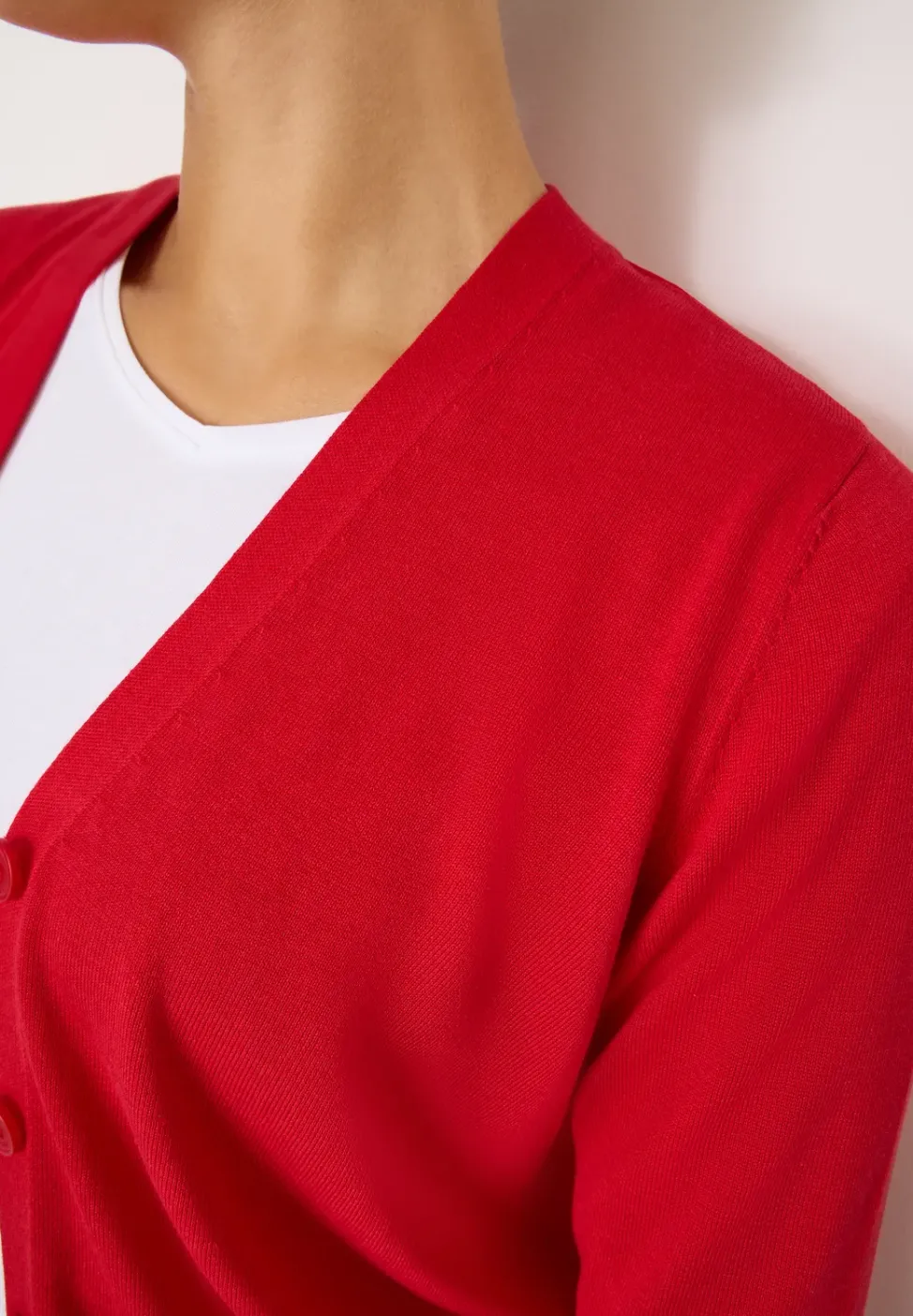 Cardigan col en V