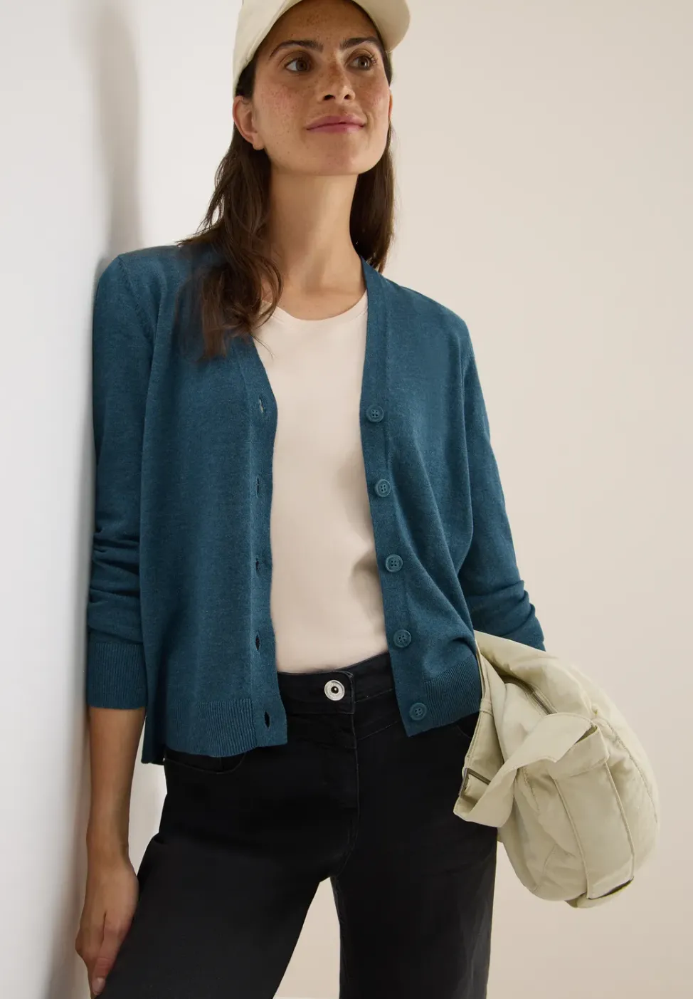 Cardigan col en V