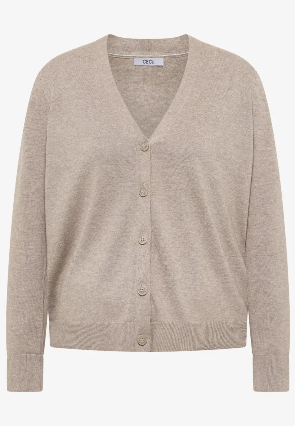 Cardigan col en V