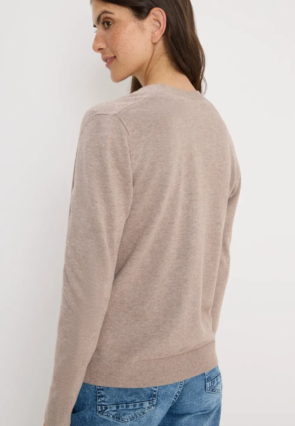 Cardigan col en V