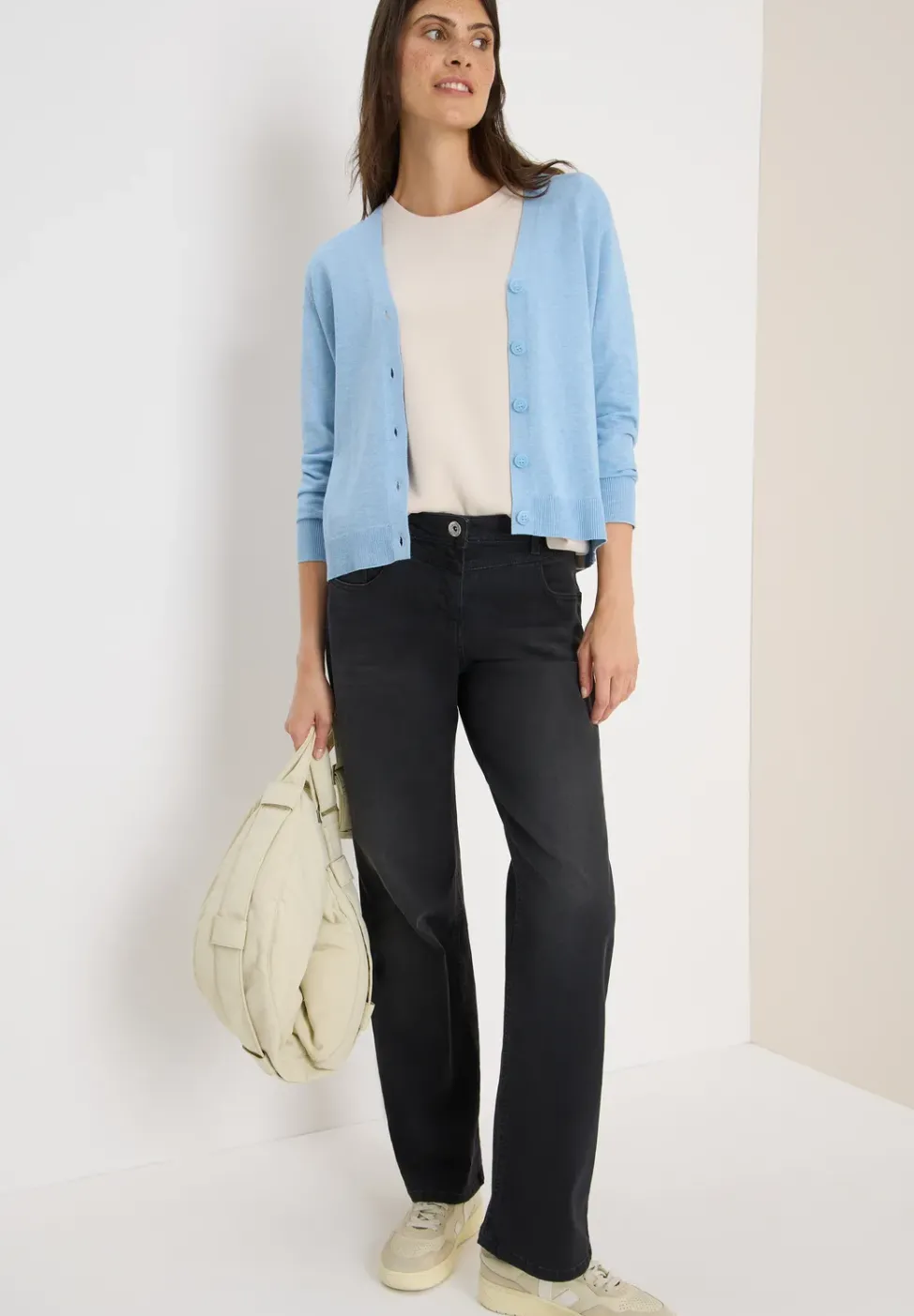 Cardigan col en V