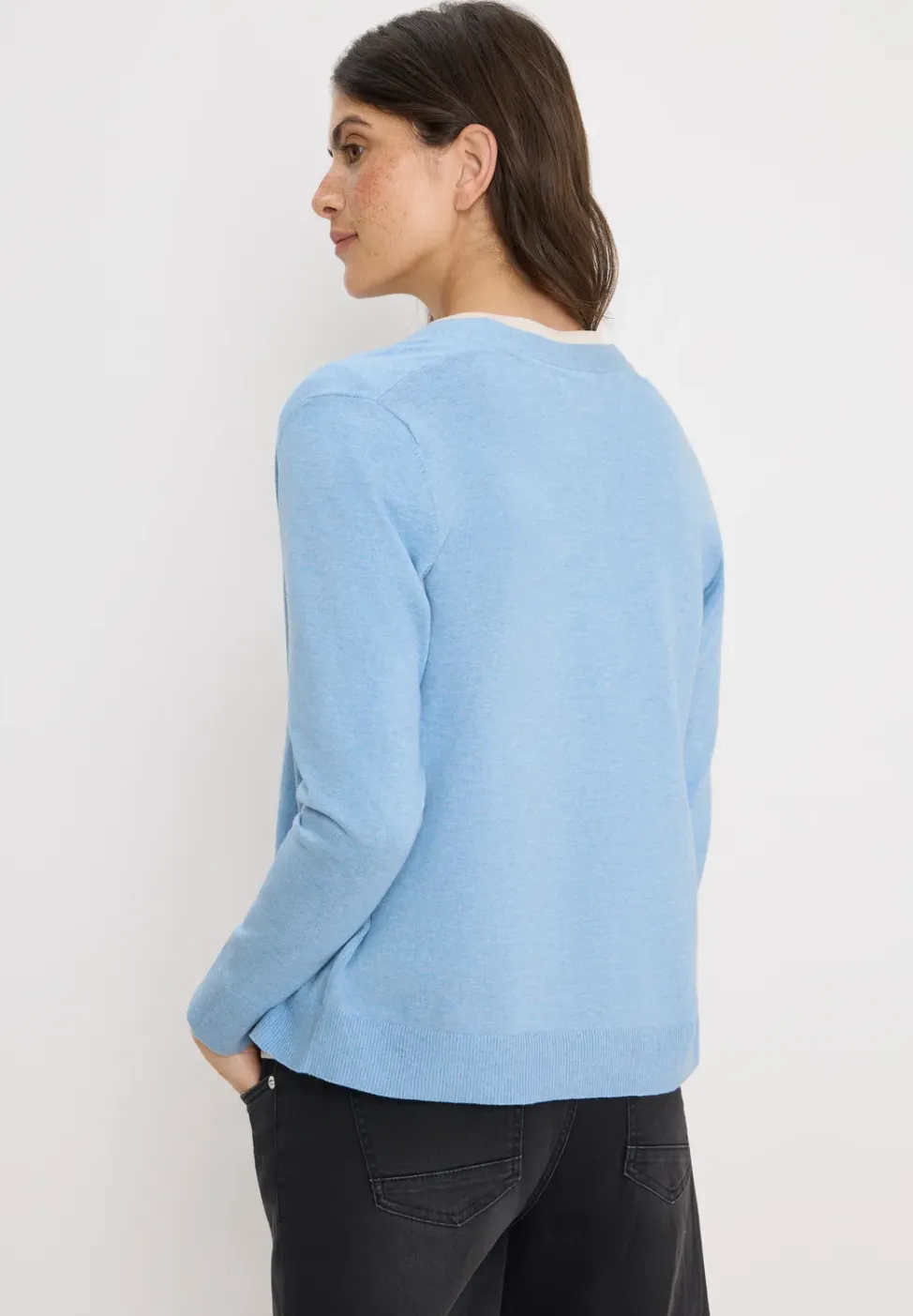 Cardigan col en V