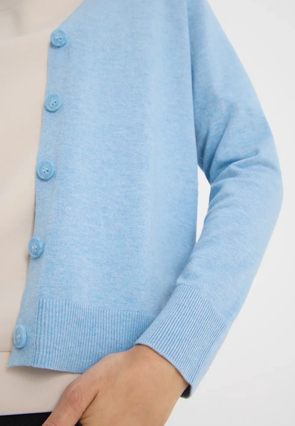 Cardigan col en V