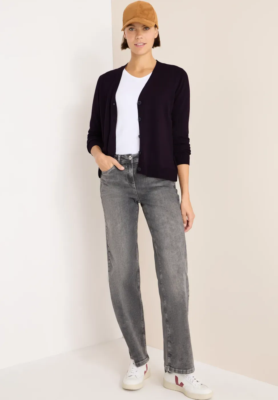 Cardigan col en V