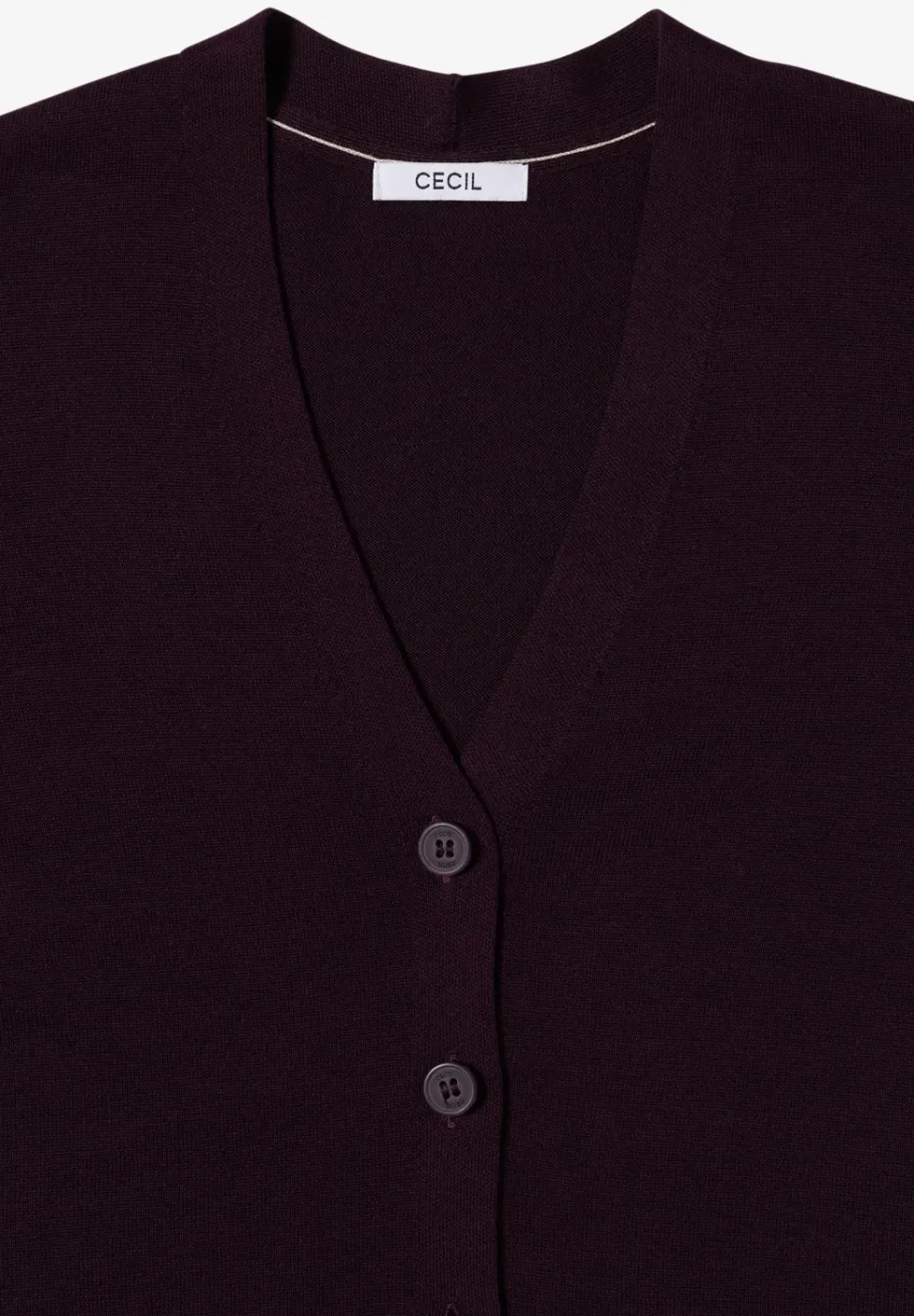 Cardigan col en V