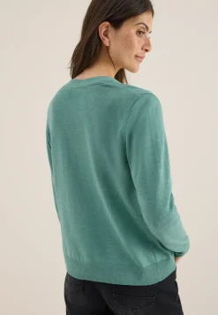 Cardigan col en V