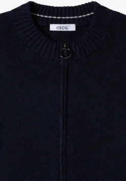 Cardigan cosy avec fermeture éclair