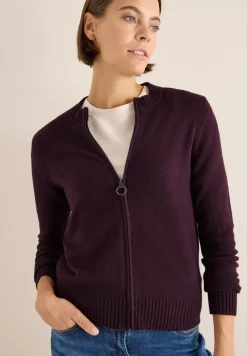 Cardigan cosy avec fermeture éclair