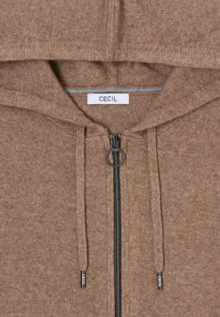Cardigan cosy avec hoodie