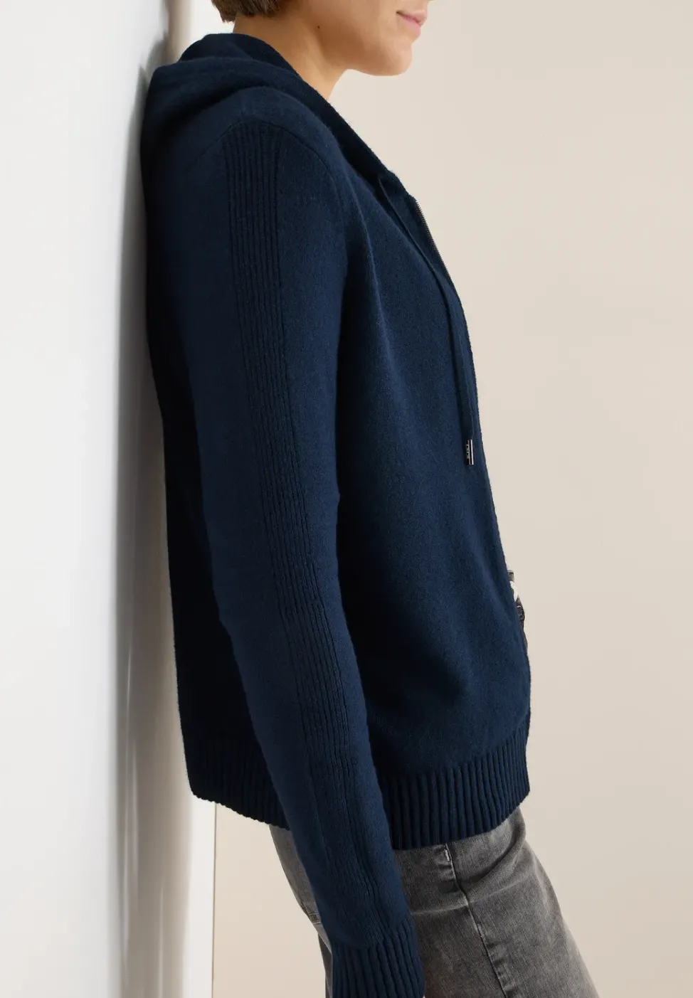 Cardigan cosy avec hoodie