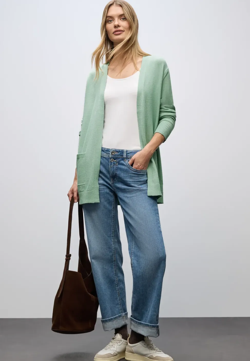 Cardigan cosy ouvert