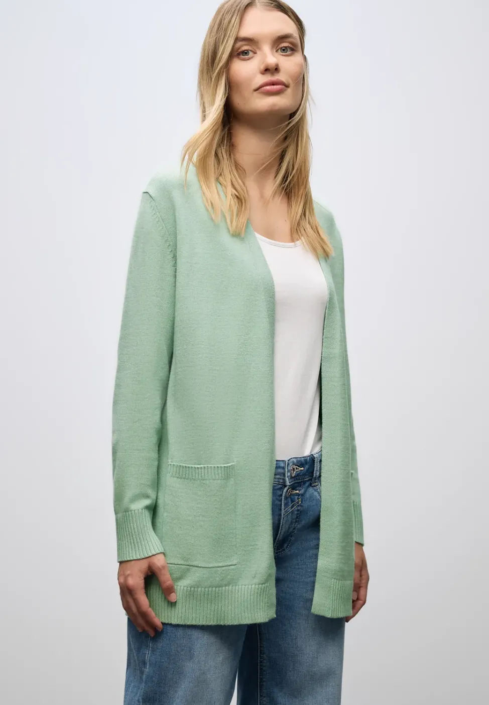 Cardigan cosy ouvert