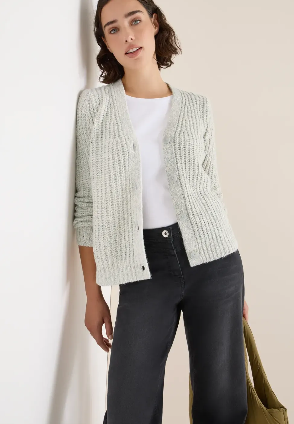 Cardigan deux tons