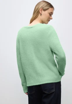 Cardigan douillet à col en V