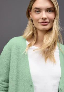 Cardigan douillet à col en V
