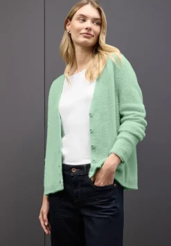 Cardigan douillet à col en V
