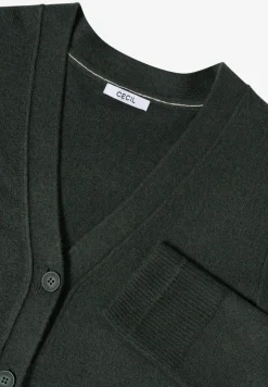Cardigan doux à col en V